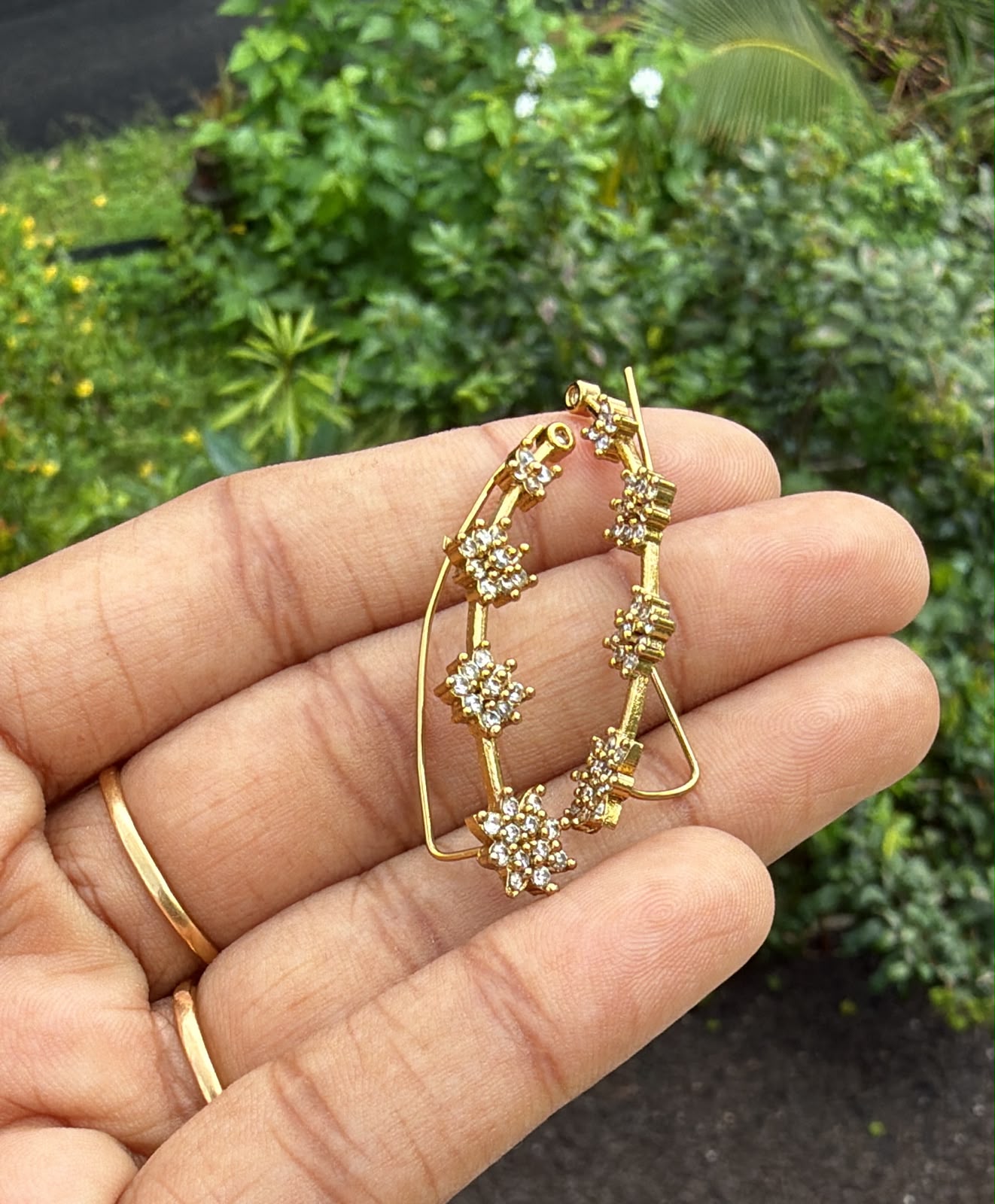 Ear cuff 3 flower